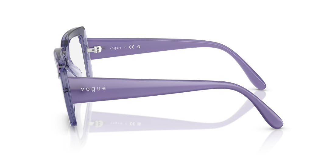 Brillen vogue eyewear vo5636u 3223 violeta rectangular femenino größe 52mm - Detailansicht