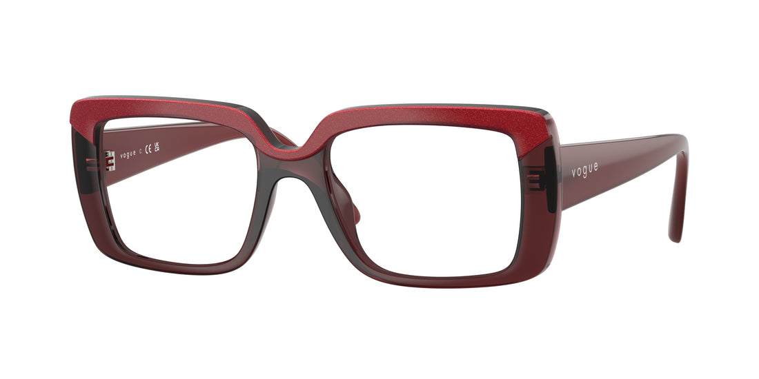 Brillen vogue eyewear vo5636u 3225 rojo rectangular femenino größe 52mm - Hauptansicht