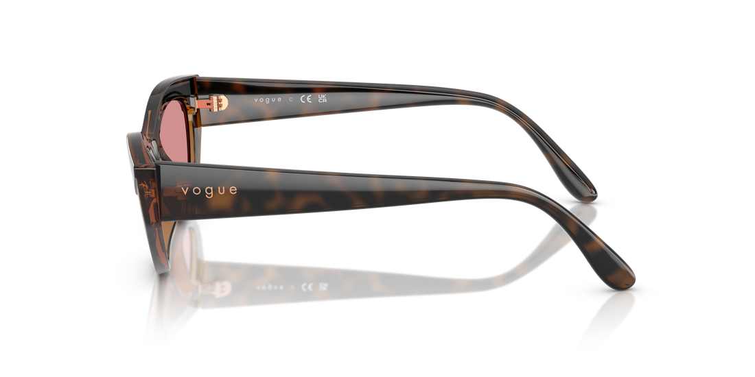 Gafas de sol vogue eyewear vo5637su 2386f6 marron cat eye femenino talla 52mm - Vista de detalle