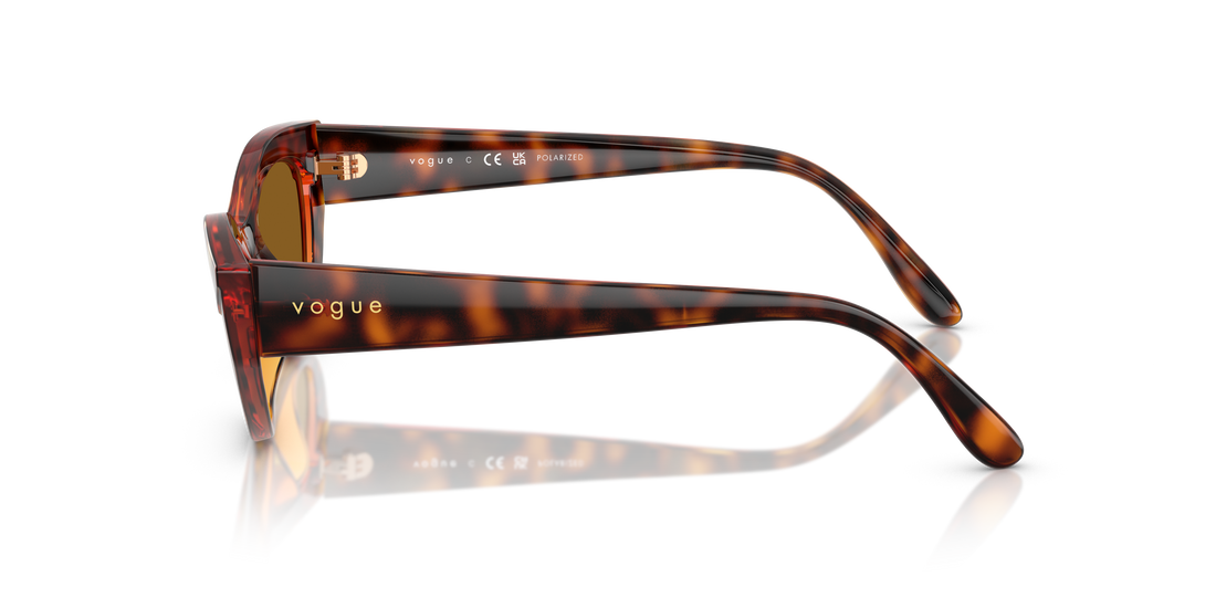 Gafas de sol vogue eyewear vo5637su w65683 marron cat eye femenino talla 52mm - Vista de detalle