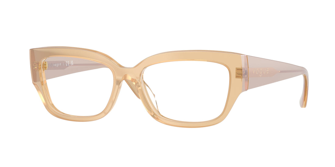 Prescription glasses vogue eyewear vo5639u 3234 marron pillow femenino size 52mm - Main view