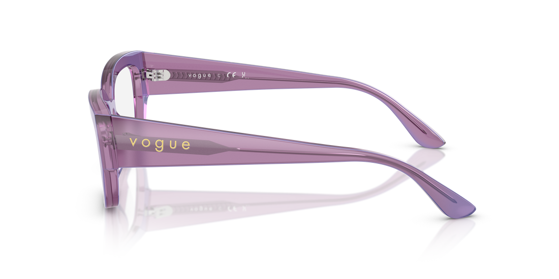 Prescription glasses vogue eyewear vo5639u 3236 violeta pillow femenino size 52mm - Detailed view