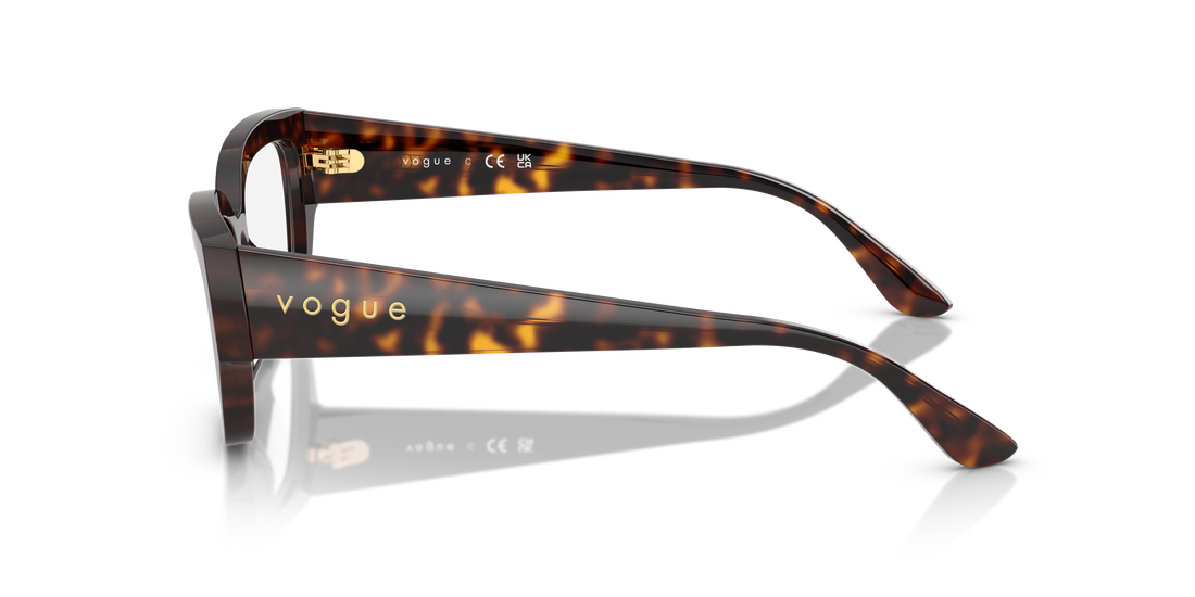 Prescription glasses vogue eyewear vo5639u w656 marron pillow femenino size 54mm - Detailed view