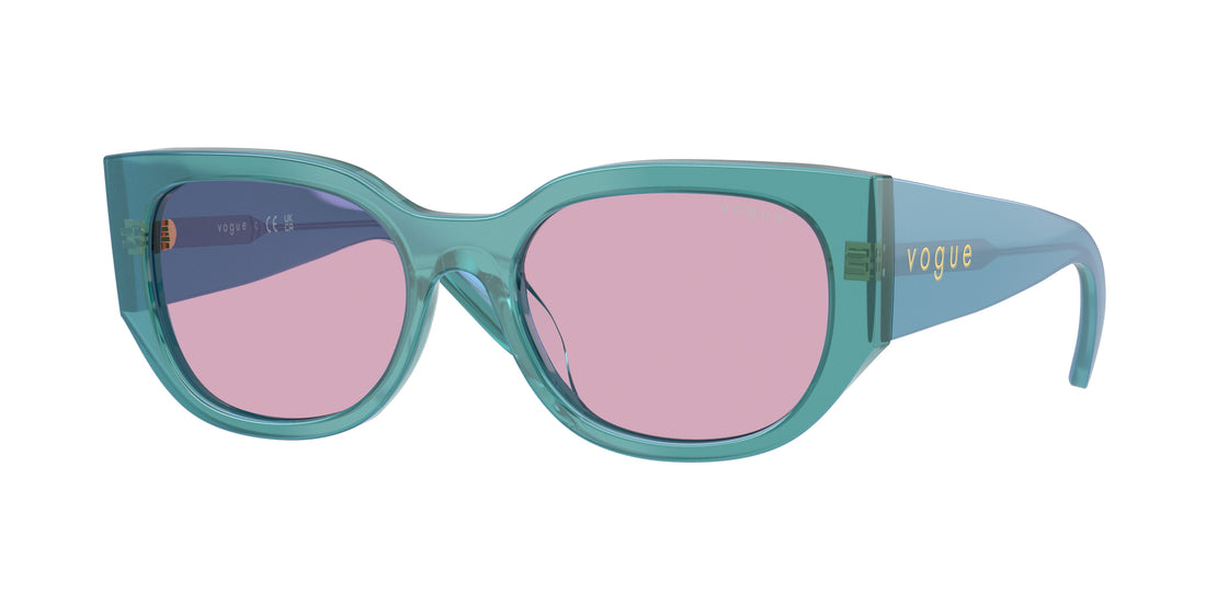 Gafas de sol vogue eyewear vo5641su 323576 verde irregular femenino talla 53mm - Vista principal