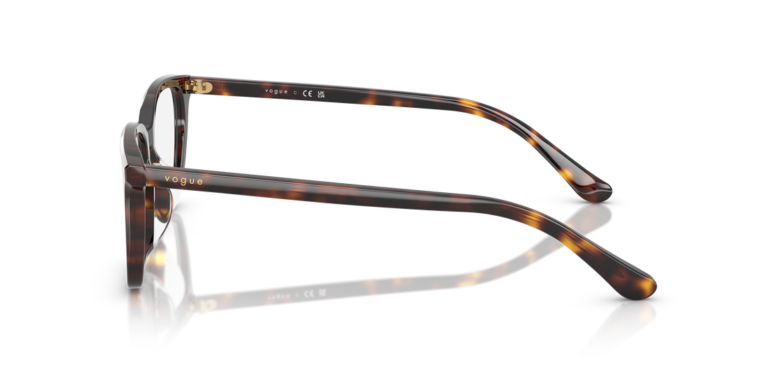 Occhiali da vista vogue eyewear vo5643d w656 marron pillow femenino taglia 53mm - Vista dettagliata