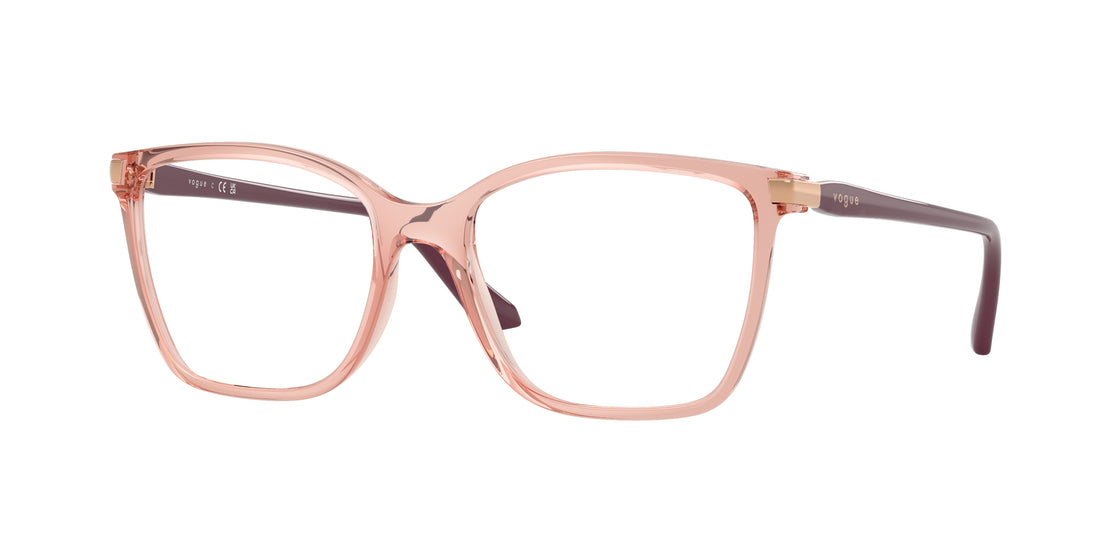 Brillen vogue eyewear vo5654 2864 rosa square femenino größe 51mm - Hauptansicht
