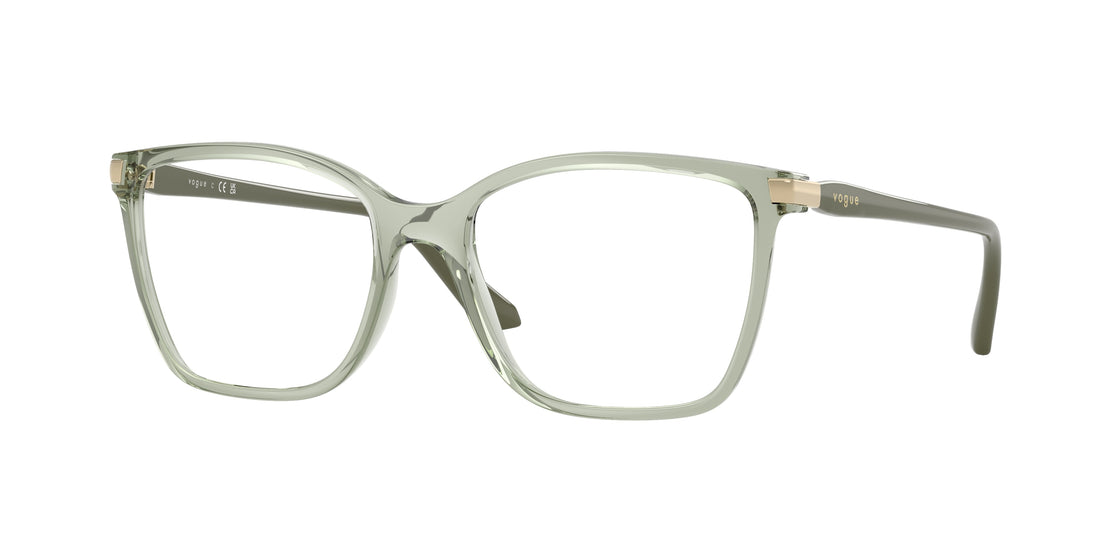 Brillen vogue eyewear vo5654 3022 verde square femenino größe 51mm - Hauptansicht