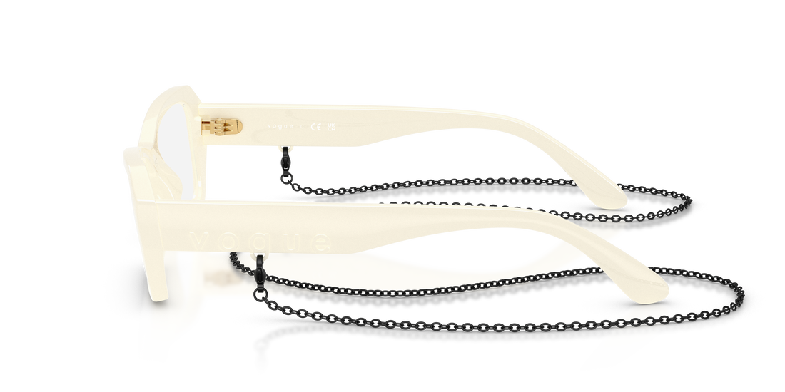 Gafas graduadas vogue eyewear vo5656u 3239 blanco butterfly femenino talla 54mm - Vista de detalle