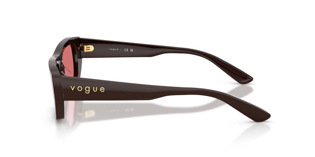 Gafas de sol vogue eyewear vo5657su 324275 marron rectangular femenino talla 53mm - Vista de detalle