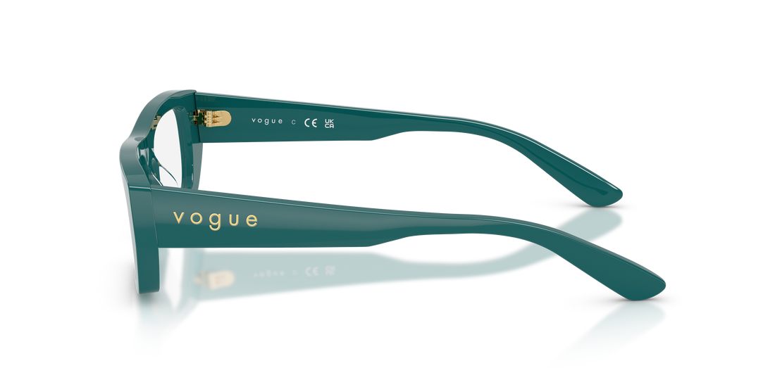 Occhiali da vista vogue eyewear vo5660u 3246 verde rectangular femenino taglia 53mm - Vista dettagliata