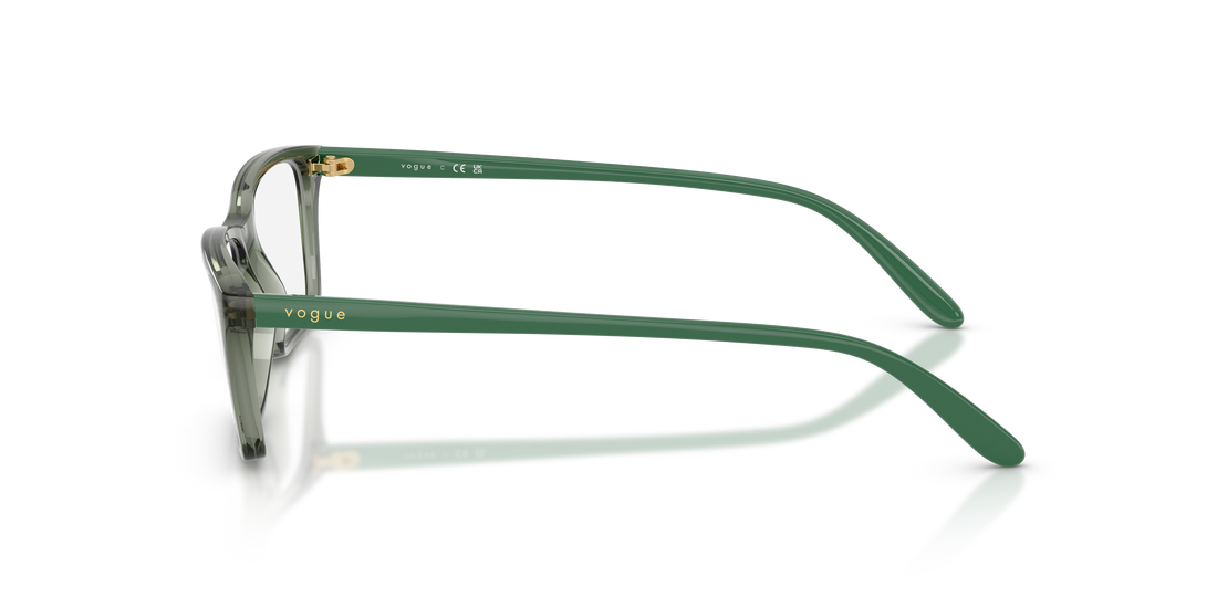 Gafas graduadas vogue eyewear vo5667 3086 verde pillow femenino talla 52mm - Vista de detalle