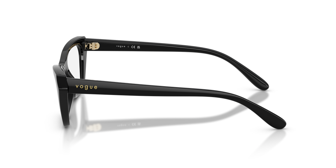 Occhiali da vista vogue eyewear vo5670 w44 negro cat eye femenino taglia 53mm - Vista dettagliata