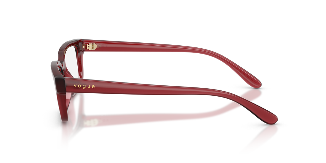 Occhiali da vista vogue eyewear vo5671 3255 rojo rectangular femenino taglia 53mm - Vista dettagliata