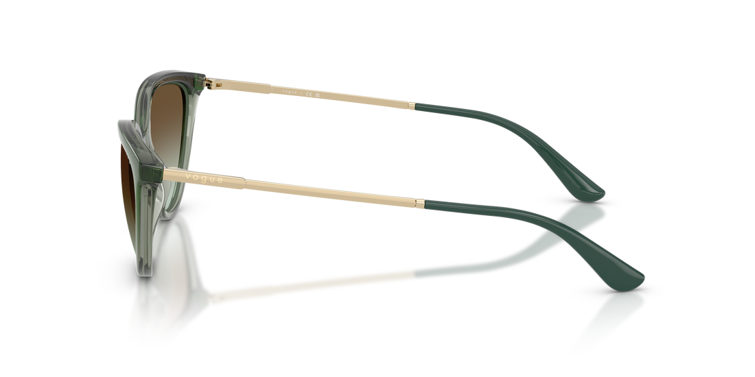 Gafas de sol vogue eyewear vo5672s 3259e8 verde cat eye femenino talla 57mm - Vista de detalle