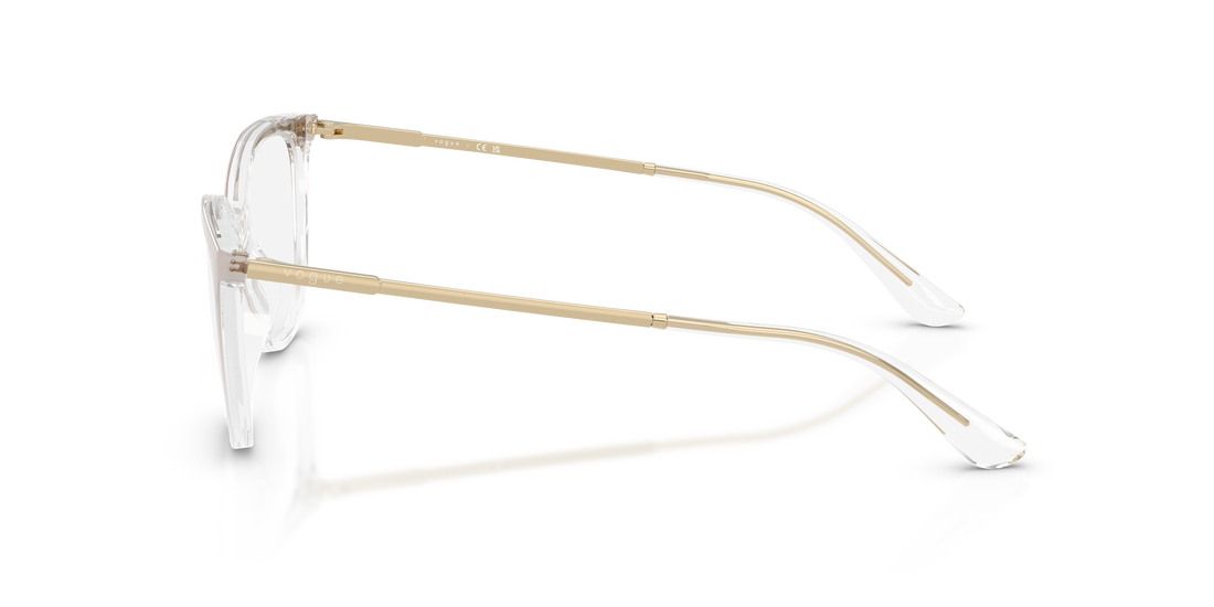 Occhiali da vista vogue eyewear vo5673 2736 marron oval femenino taglia 52mm - Vista dettagliata