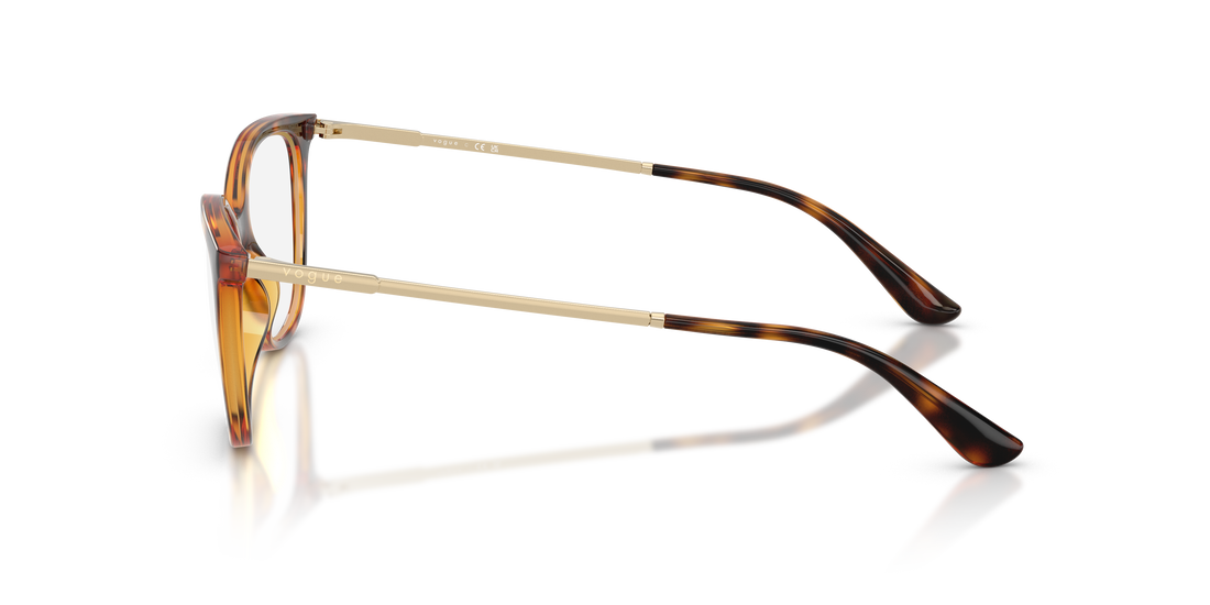 Occhiali da vista vogue eyewear vo5673 w656 marron oval femenino taglia 50mm - Vista dettagliata