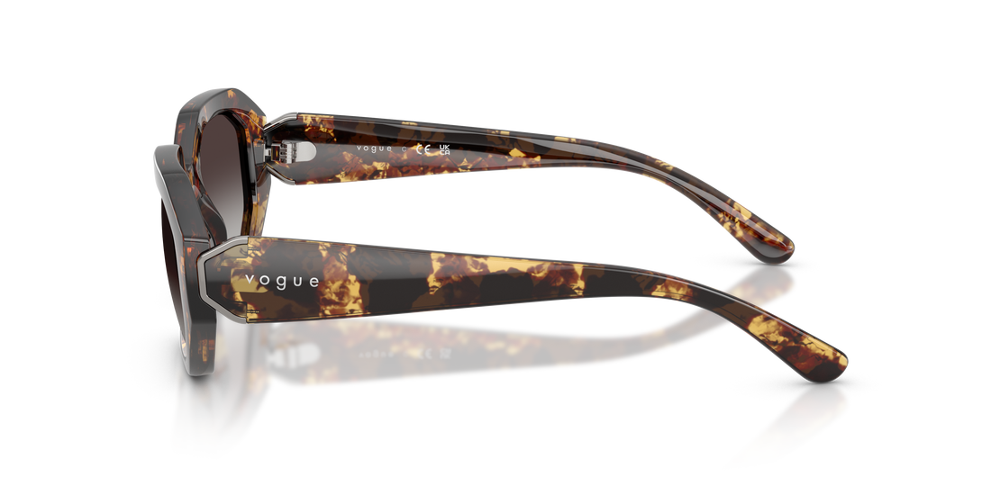 Gafas de sol vogue eyewear vo5675s 31798g havana irregular femenino talla 54mm - Vista de detalle