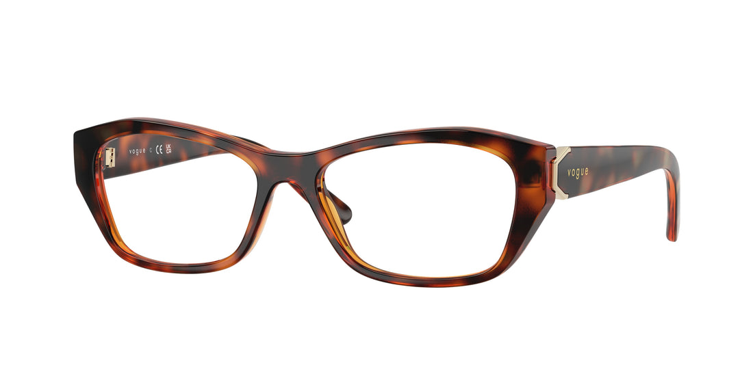 Occhiali da vista vogue eyewear vo5676 w656 marron irregular femenino taglia 51mm - Vista principale