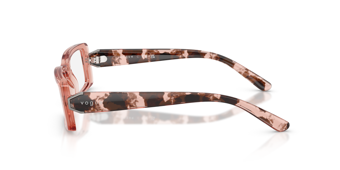 Occhiali da vista vogue eyewear vo5677 2864 rosa rectangular femenino taglia 50mm - Vista dettagliata