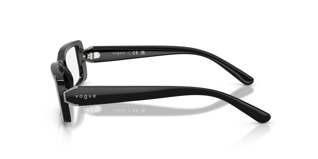 Occhiali da vista vogue eyewear vo5677 w44 negro rectangular femenino taglia 50mm - Vista dettagliata