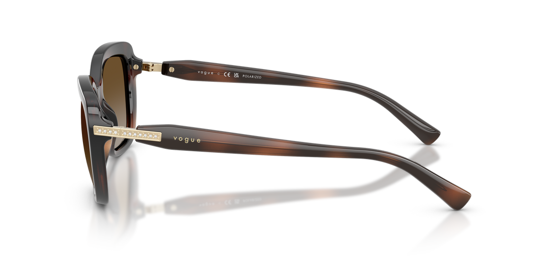 Gafas de sol vogue eyewear vo5678sb 2386t5 marron butterfly femenino talla 55mm - Vista de detalle