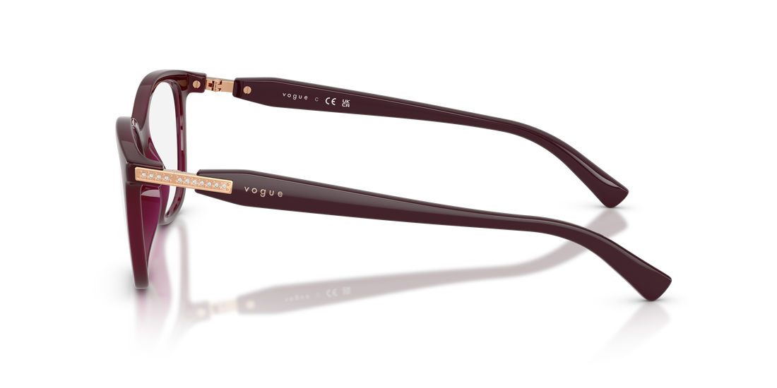 Gafas graduadas vogue eyewear vo5679b 2989 violeta pantos femenino talla 53mm - Vista de detalle