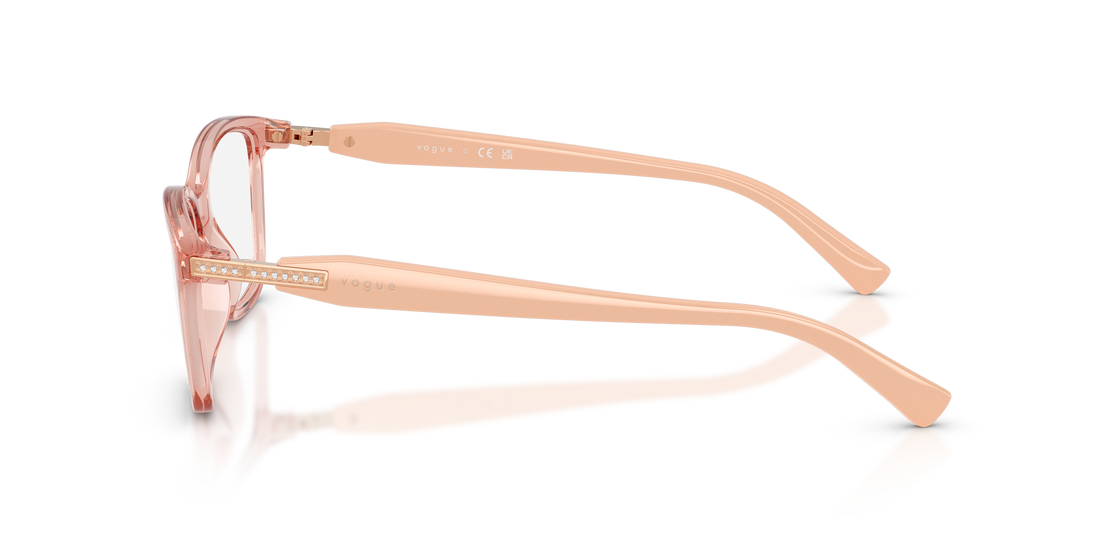 Occhiali da vista vogue eyewear vo5680b 2864 rosa pillow femenino taglia 54mm - Vista dettagliata