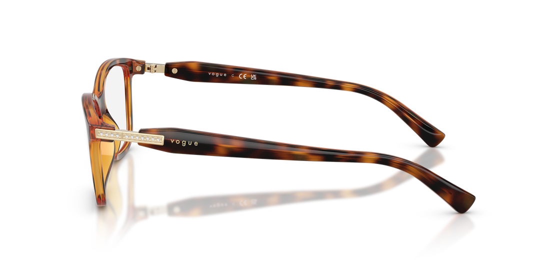 Occhiali da vista vogue eyewear vo5680b w656 marron pillow femenino taglia 52mm - Vista dettagliata