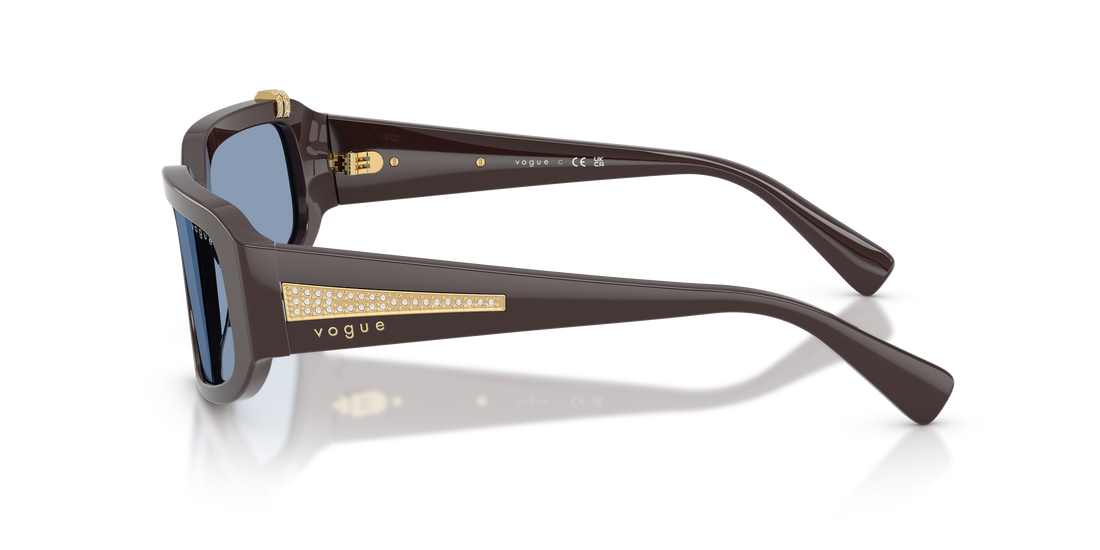 Gafas de sol vogue eyewear vo5688sb 326972 marron irregular femenino talla 55mm - Vista de detalle