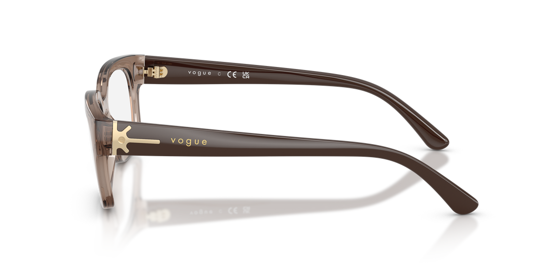Occhiali da vista vogue eyewear vo5689 2940 marron pillow femenino taglia 51mm - Vista dettagliata