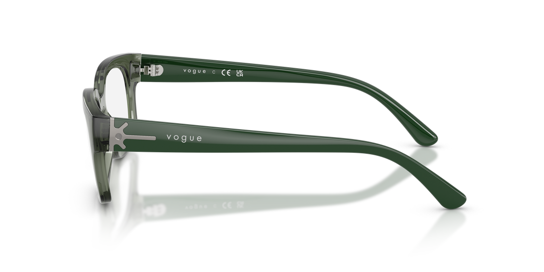 Lunettes de vue vogue eyewear vo5689 3086 verde pillow femenino taille 53mm - Vue détaillée