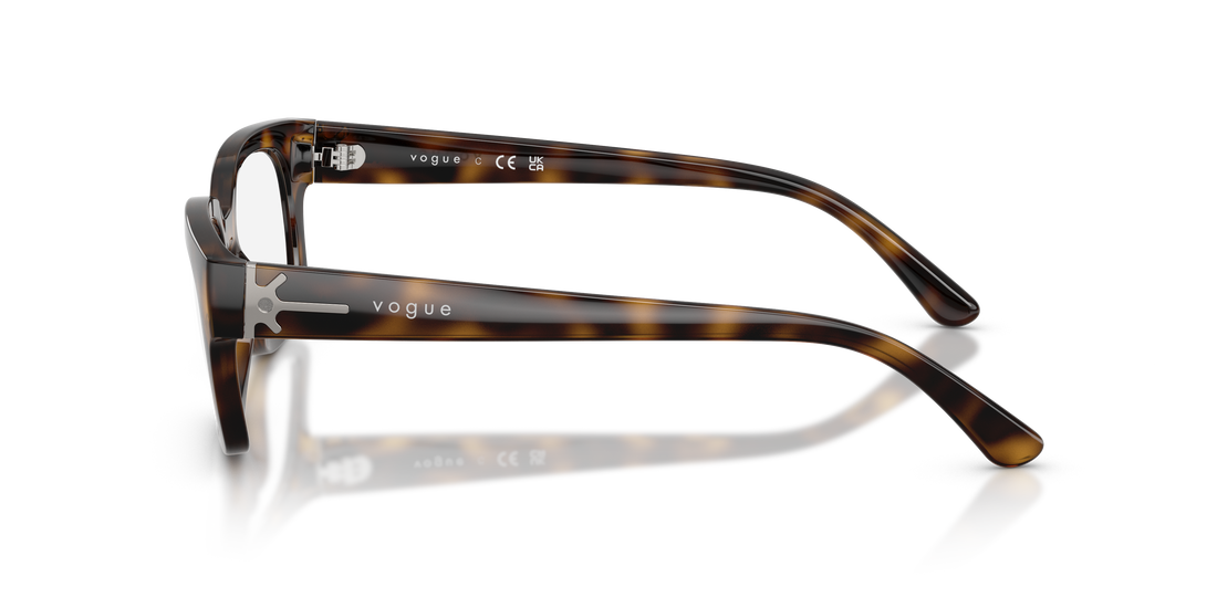 Lunettes de vue vogue eyewear vo5689 w656 marron pillow femenino taille 51mm - Vue détaillée