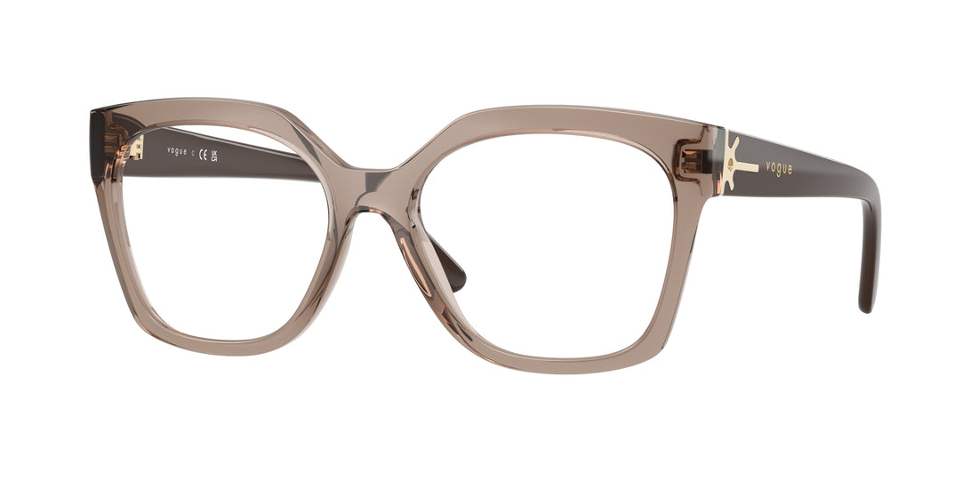 Lunettes de vue vogue eyewear vo5691 2940 marron square femenino taille 52mm - Vue principale
