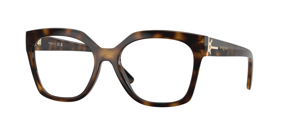 Lunettes de vue vogue eyewear vo5691 w656 marron square femenino taille 54mm - Vue principale
