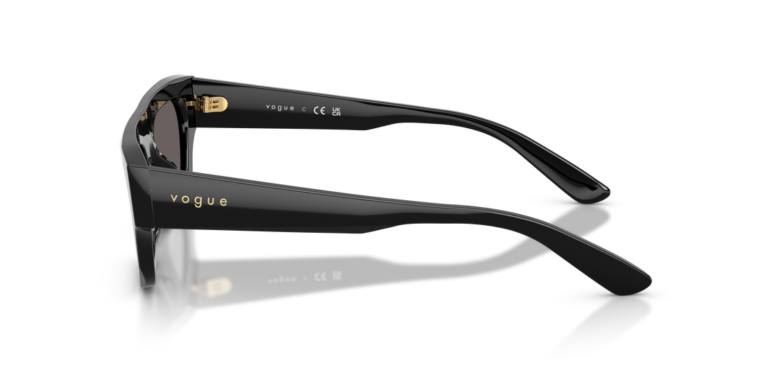 Gafas de sol vogue eyewear vo5694su w44/87 negro rectangular femenino talla 51mm - Vista de detalle