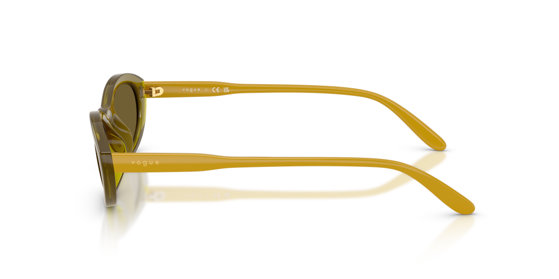 Gafas de sol vogue eyewear vo5697su 328373 verde oval femenino talla 54mm - Vista de detalle