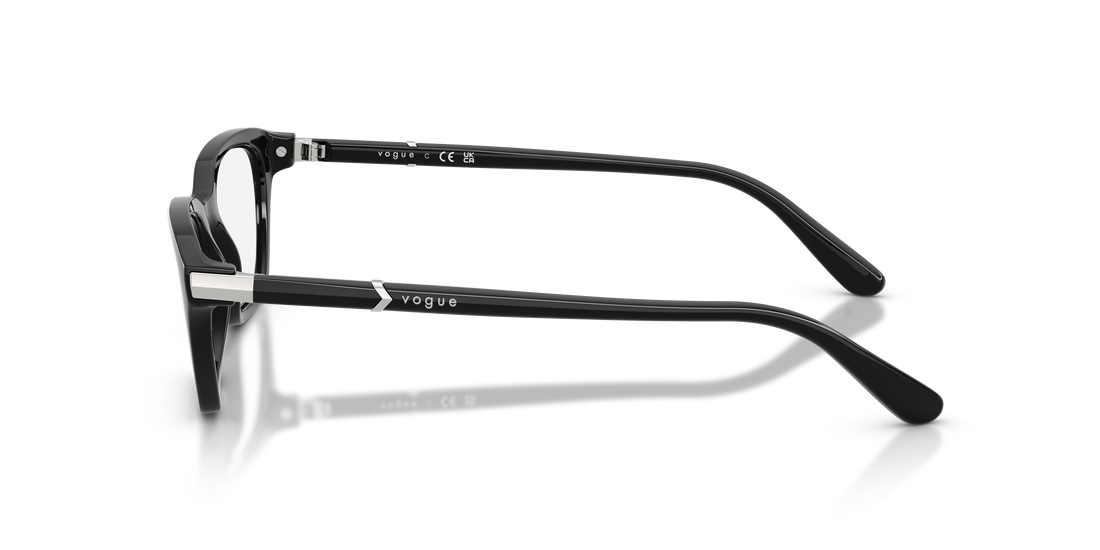 Occhiali da vista vogue eyewear vo5698 w44 negro cat eye femenino taglia 50mm - Vista dettagliata