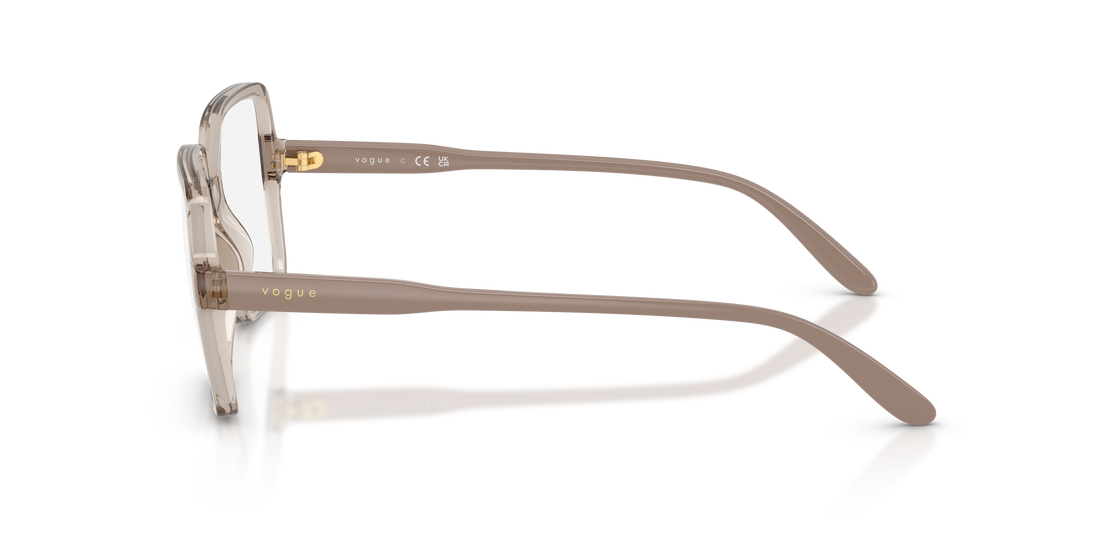 Occhiali da vista vogue eyewear vo5702 2990 marron square femenino taglia 51mm - Vista dettagliata