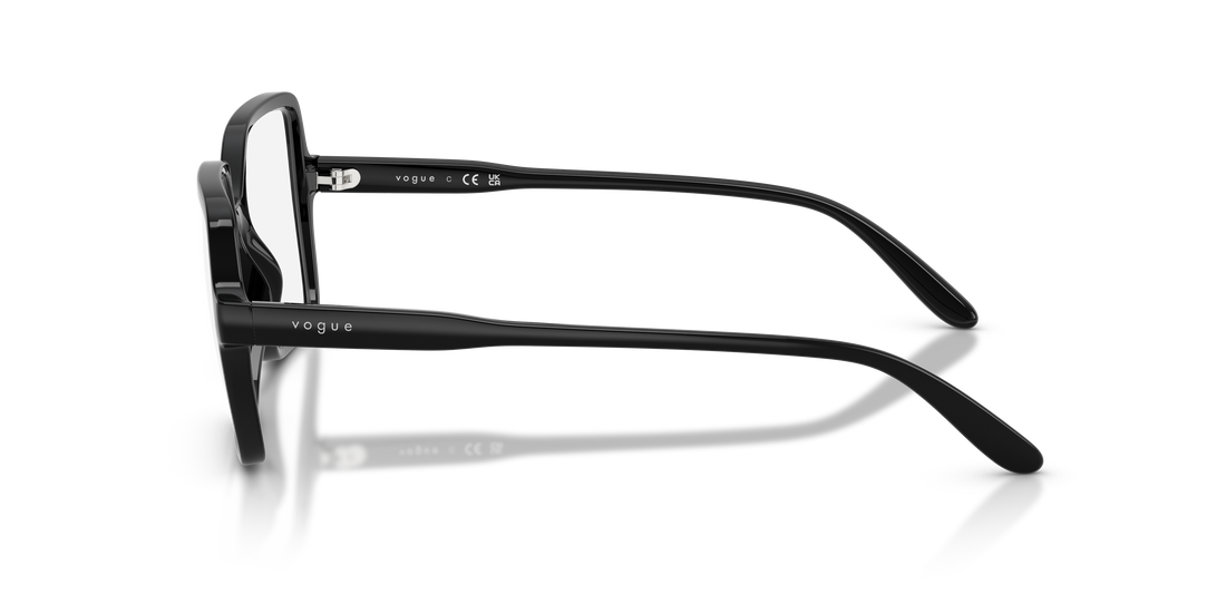 Lunettes de vue vogue eyewear vo5702 w44 negro square femenino taille 53mm - Vue détaillée