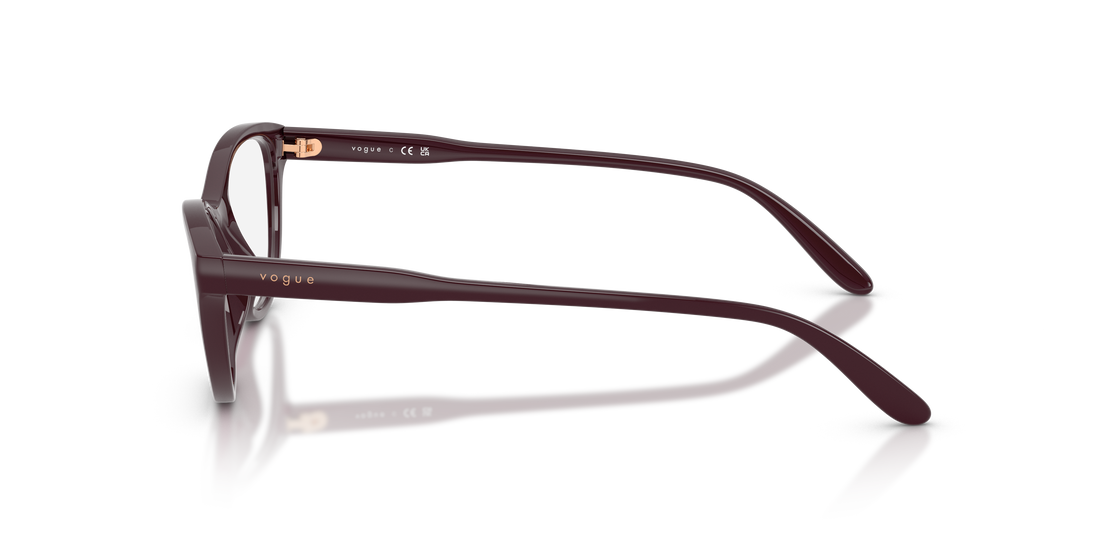 Lunettes de vue vogue eyewear vo5703u 3284 rojo oval femenino taille 51mm - Vue détaillée