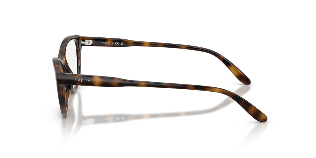 Occhiali da vista vogue eyewear vo5703u w656 marron oval femenino taglia 53mm - Vista dettagliata