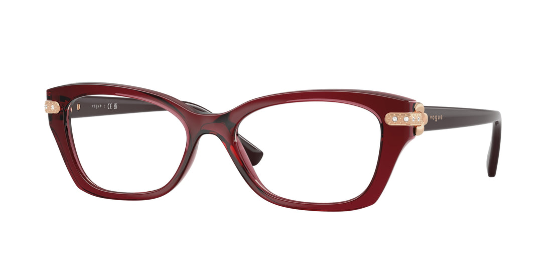 Occhiali da vista vogue eyewear vo5704b 3286 rojo cat eye femenino taglia 52mm - Vista principale