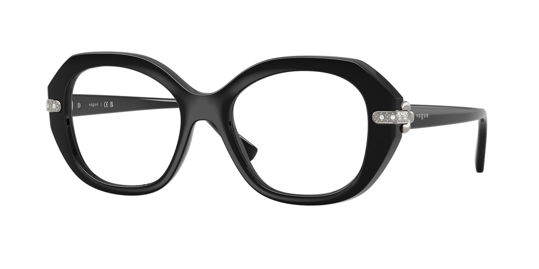 Lunettes de vue vogue eyewear vo5705b w44 negro irregular femenino taille 52mm - Vue principale