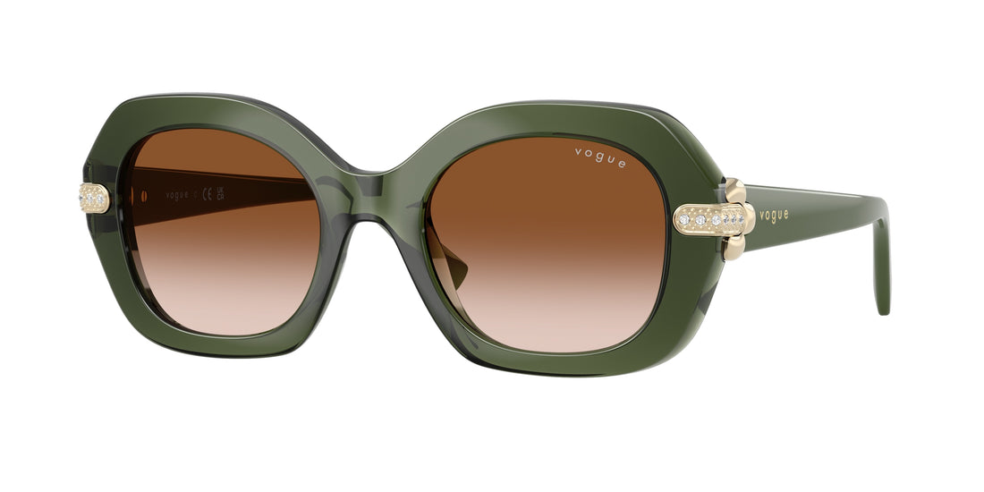 Gafas de sol vogue eyewear vo5706sb 328713 verde irregular femenino talla 50mm - Vista principal