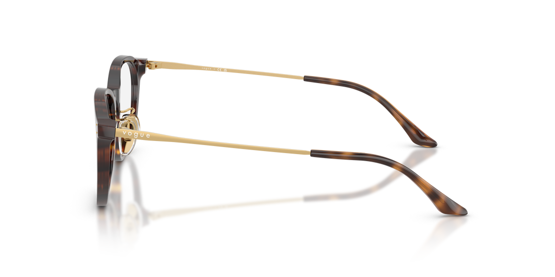 Occhiali da vista vogue eyewear vo5713d w656 marron irregular femenino taglia 52mm - Vista dettagliata