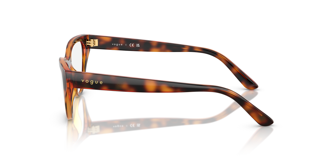 Brillen vogue eyewear vy2035 w656 marron cat eye infantil größe 49mm - Detailansicht
