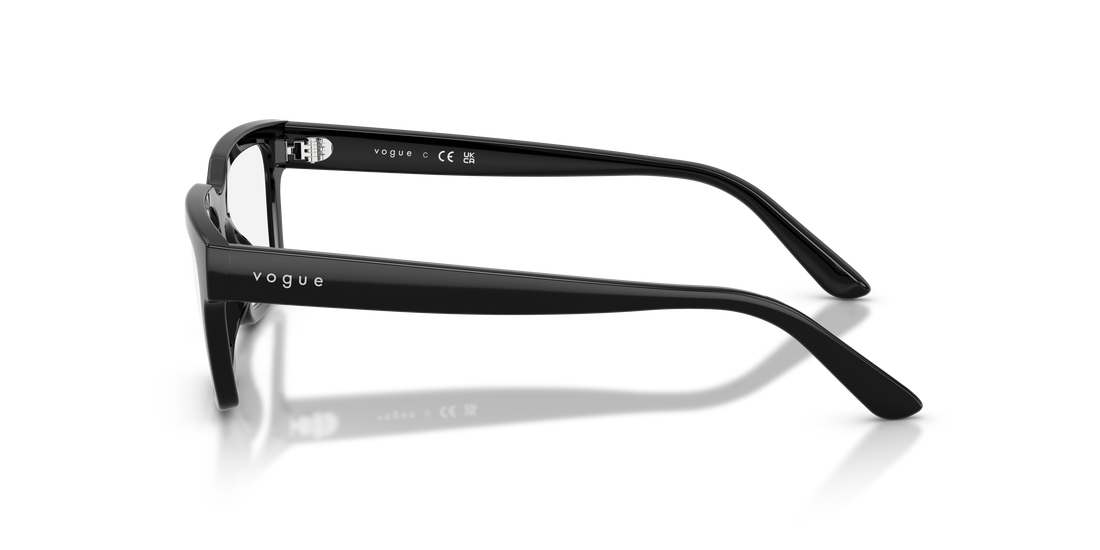 Gafas graduadas vogue eyewear vy2040 w44 negro rectangular infantil talla 49mm - Vista de detalle