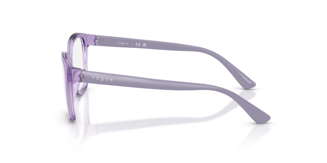 Lunettes de vue vogue eyewear vy2045 3276 violeta butterfly infantil taille 46mm - Vue détaillée