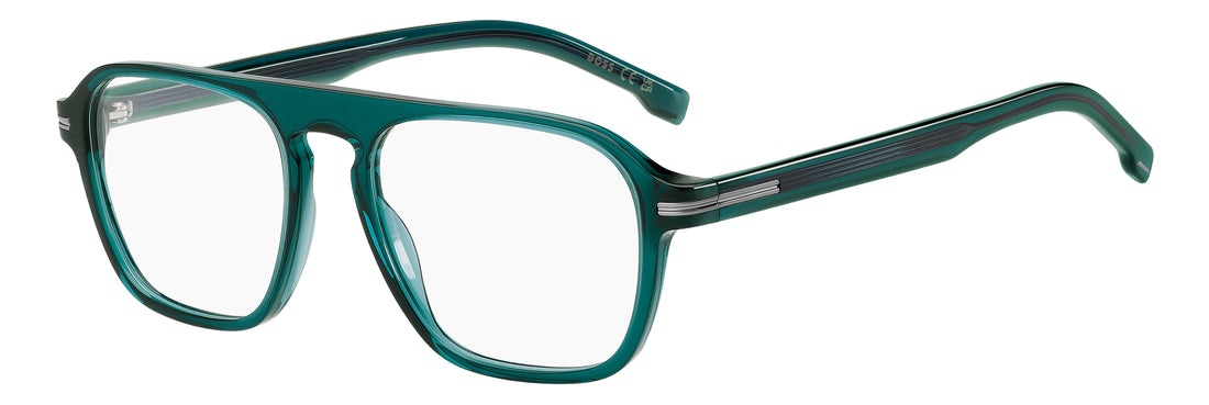 Briller hugo boss boss 1510 zi9 verde rectangular masculino størrelse 52mm - Hovedvisning