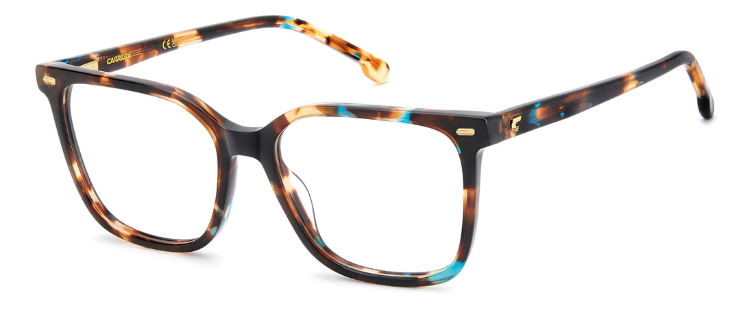 Briller carrera 3011 cvt verde rectangular femenino størrelse 53mm - Hovedvisning